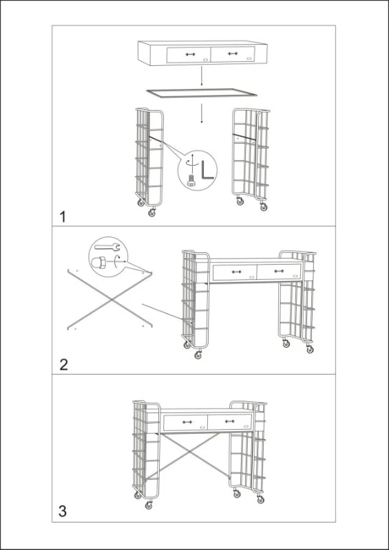 Console Express Cm 122X43.5X92