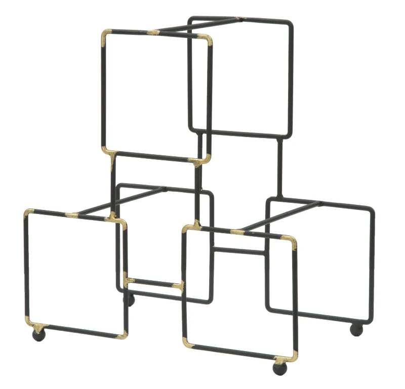 Porta Bottiglie 3 Posti Bright Cm 25X15X27 