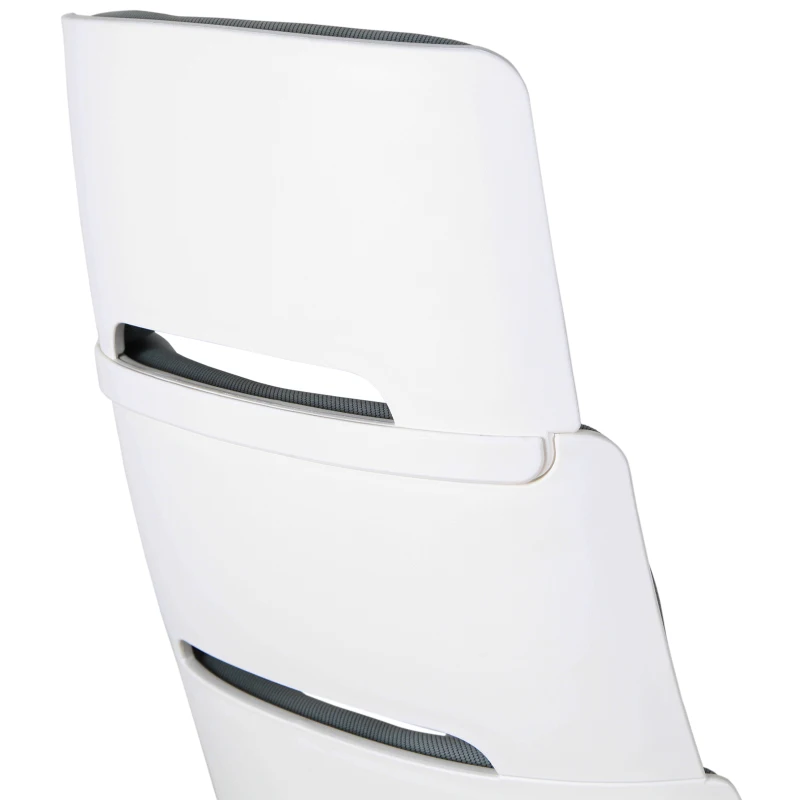 Vinsetto High Back Office Chair Work Executive 360 Swivel w/ 5 Castor Wheels Foam Padding Ergonomic Wide Arms Grey