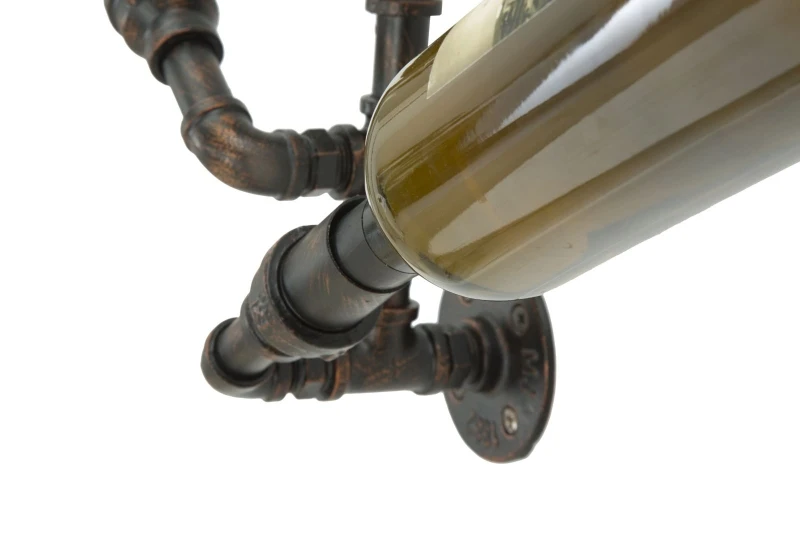 Porta Bottiglie Da Muro Manhattan 6 Posti Cm 27X15X55