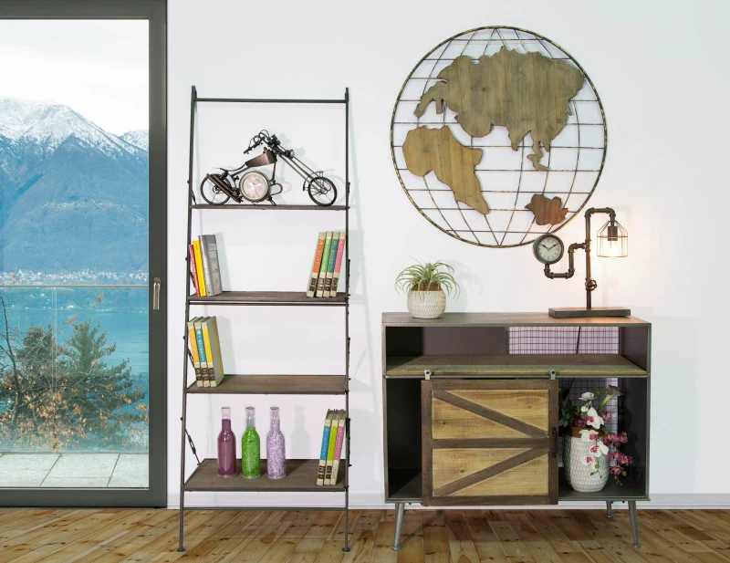 Mobiletto Scaletta Raw Cm 65X41X180