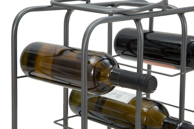 Porta Bottiglie Rack Quadrato (9 Posti) Cm 40X23X47.5