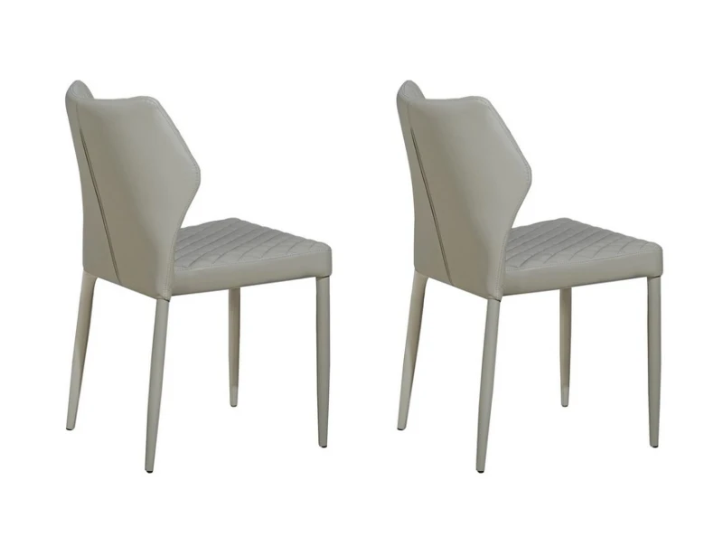 Homemania Set di 2 Sedie Ara Grigio