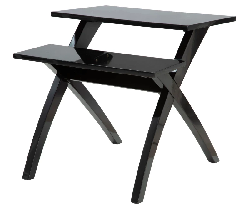 Tavolinetto 2 Livelli Nero Cm 60X60X60 