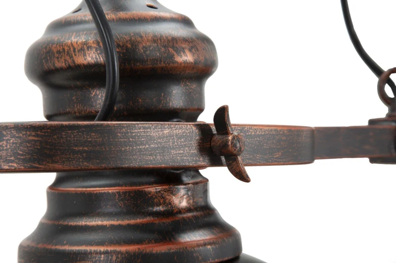 Lampadario 3 Luci Industry Cm 120X30X30 (Catena  85Cm)