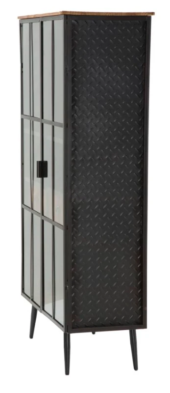 Mobile Iron School Porta Bottiglie Cm 81X42X162,5