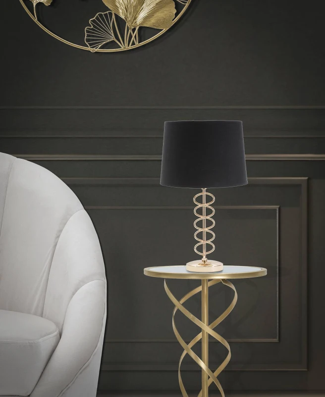 Lampada Da Tavolo Elegante Cm Ø 28X49