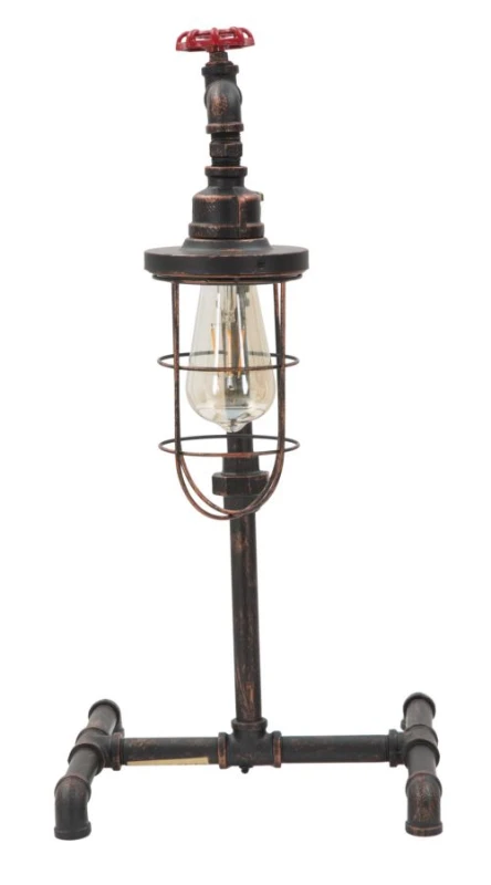 Lampada Da Tavolo Manhattan/Cage Cm 27X27X56