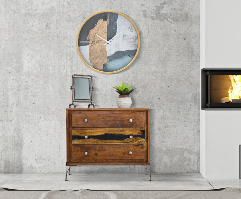 Como' Mustang Cm 88X45X75 (Legno Di Acacia Nilotica)