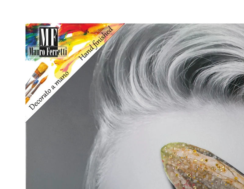 Stampa Su Tela Con Applicazioni -B- Butterly  Cm 80X3.8X120