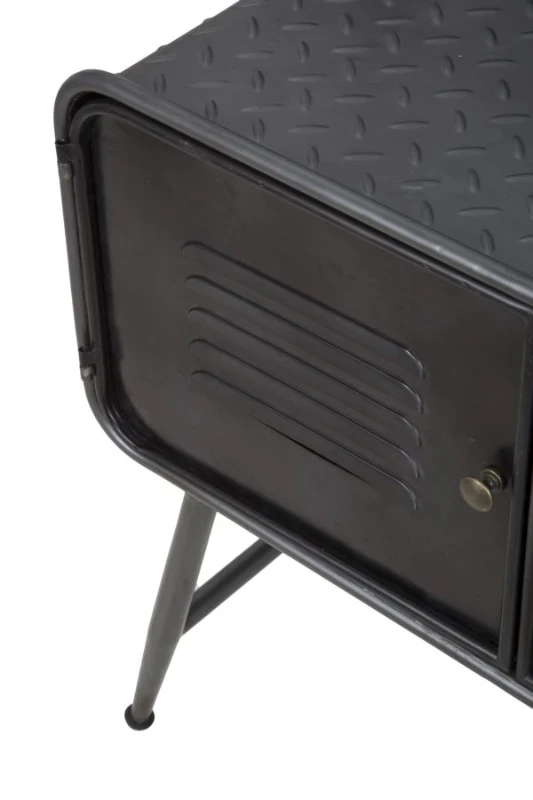 Mobiletto Iron School Coppia Cm  88X38X78 - Cm 70.5X30X58.5