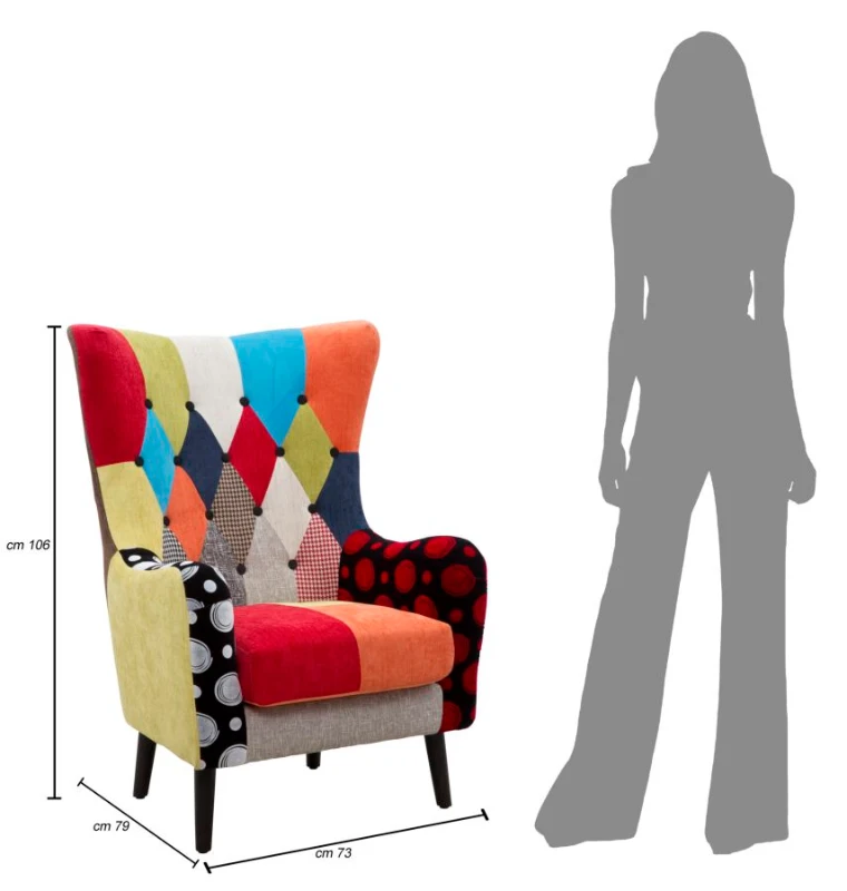 Poltrona Imperial Cm 73X79X106