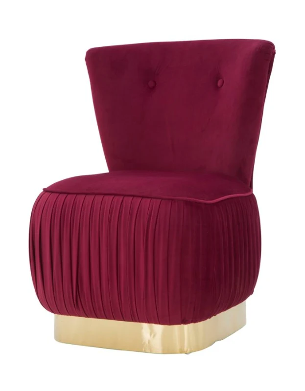 Poltrona Lady Bordeaux Cm 60X55X79