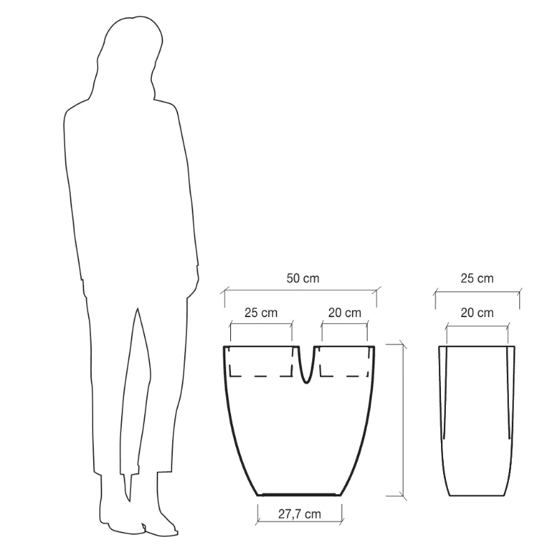 Farmet New Bilobo 50 Cm Viola 50x25x50