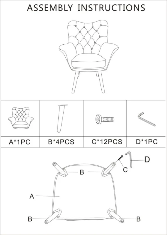 Poltrona Cartagine New Cm 86X85X104