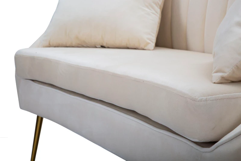 Divano Venice Crema Cm 136X66X78