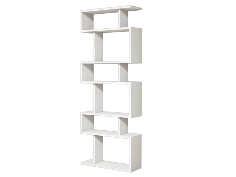 Homemania Libreria Tablero W60xD20xH156,6 cm Bianco
