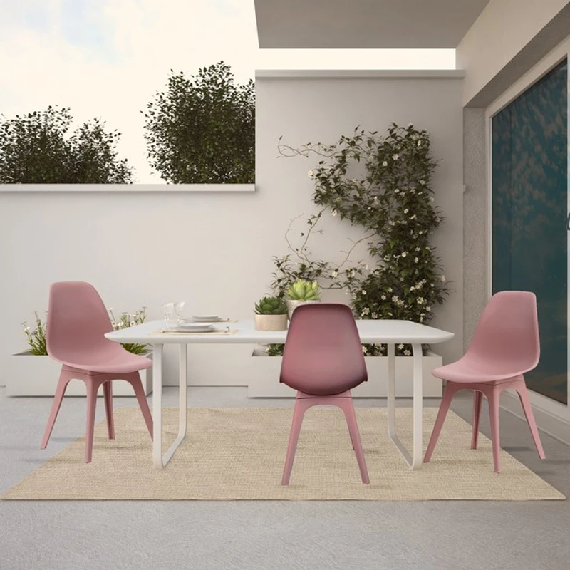 Homemania Set di 2 Sedie Carina Viola