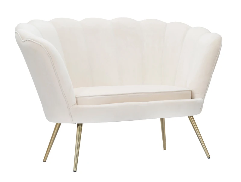 Divanetto Vienna Crema Cm 130X74X84