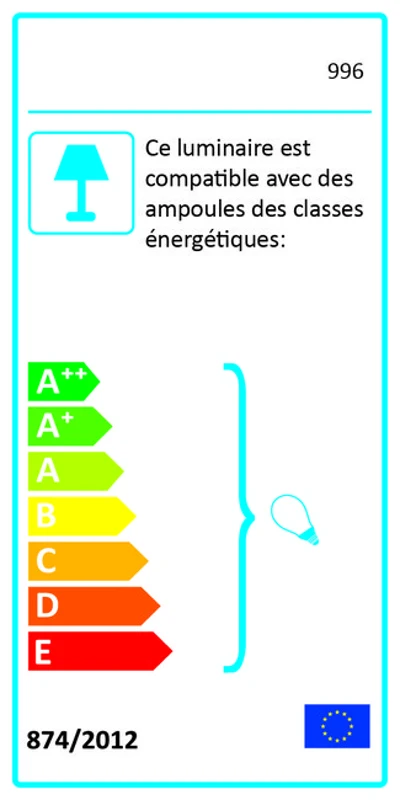 Homemania Faretto Picoblack W42xD15xH15 cm Nero