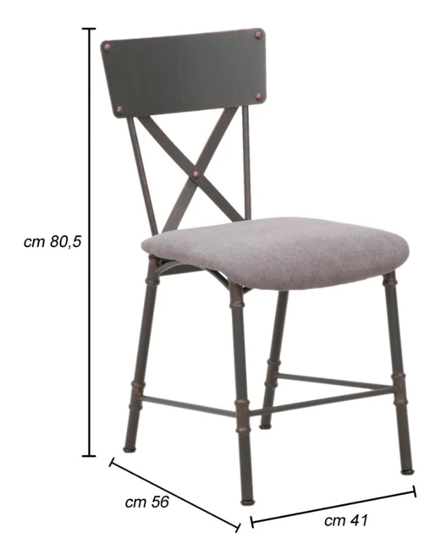 Sedia Manhattan Cm 41X56X80.5