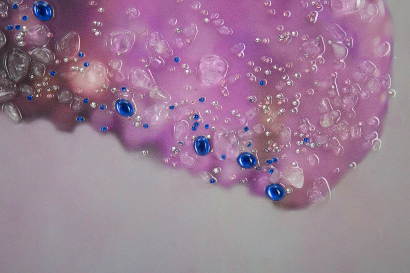 Stampa Su Tela Con Applicazioni Medusa -A- Cm 80X3.8X120