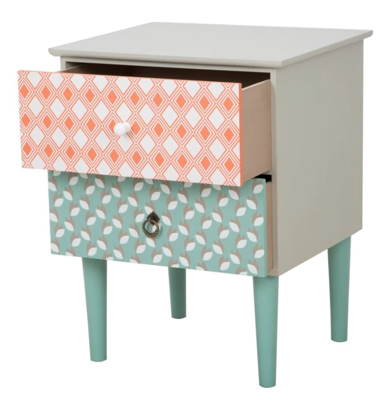 Comodino Auntdeco Cm 43.5X38X55.5