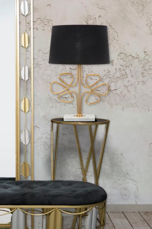 Lampada Da Tavolo Glam Roudy Cm Ø 39X65