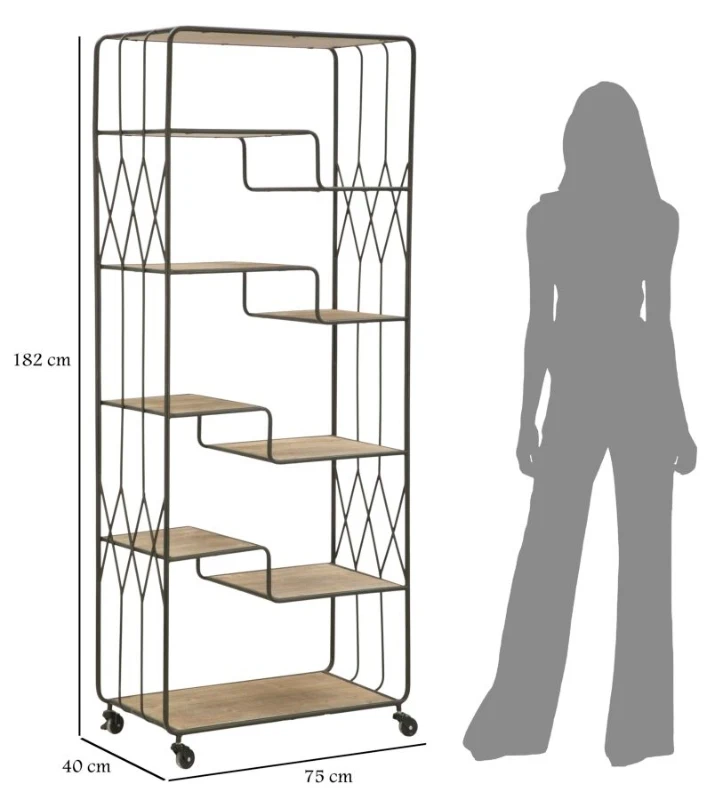 Libreria Industry Cm 75X40X182
