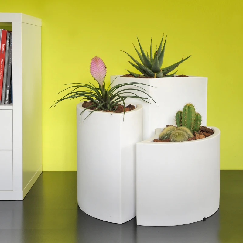 Farmet New Set Tris Petalo Bianco ø 50x50 h