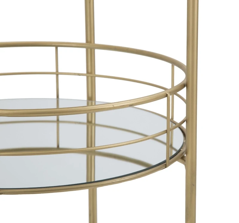 Carrello Glam Rotondo Cm Ø 38X77.5