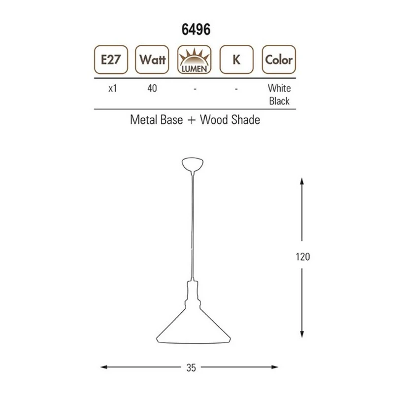 Homemania Lampada A Sospensione Elegant Triangolo Nero W35xD35xH120 cm