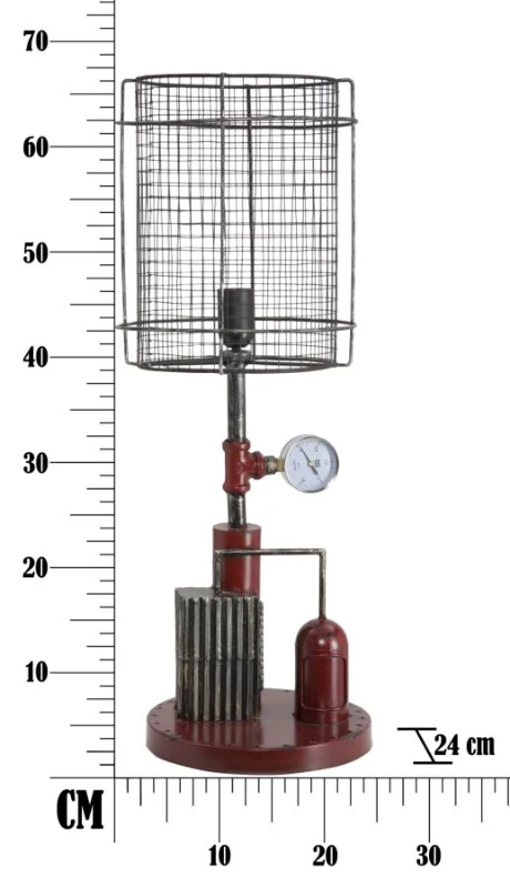 Lampada Da Tavolo Engine Ø Cm 24X67