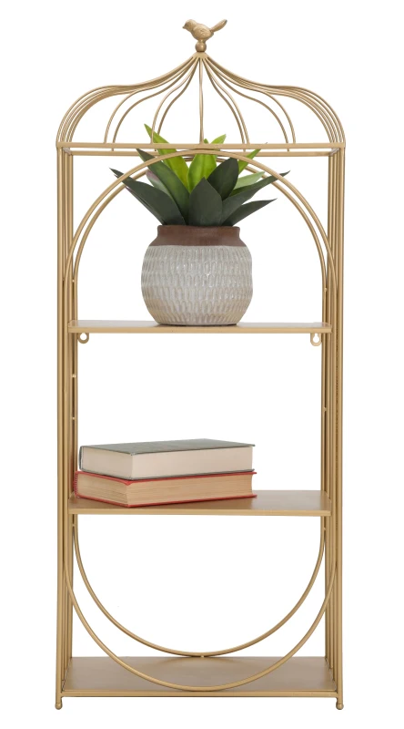 Gabbietta Da Muro Con Mensole Cm 38X22X92