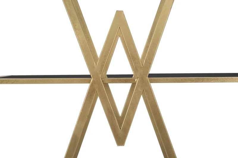 Libreria in acciaio e vetro 80x44,7x180 cm, Nero