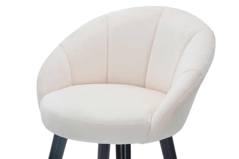 Sgabello Bar Prague Crema Cm 55X56X104