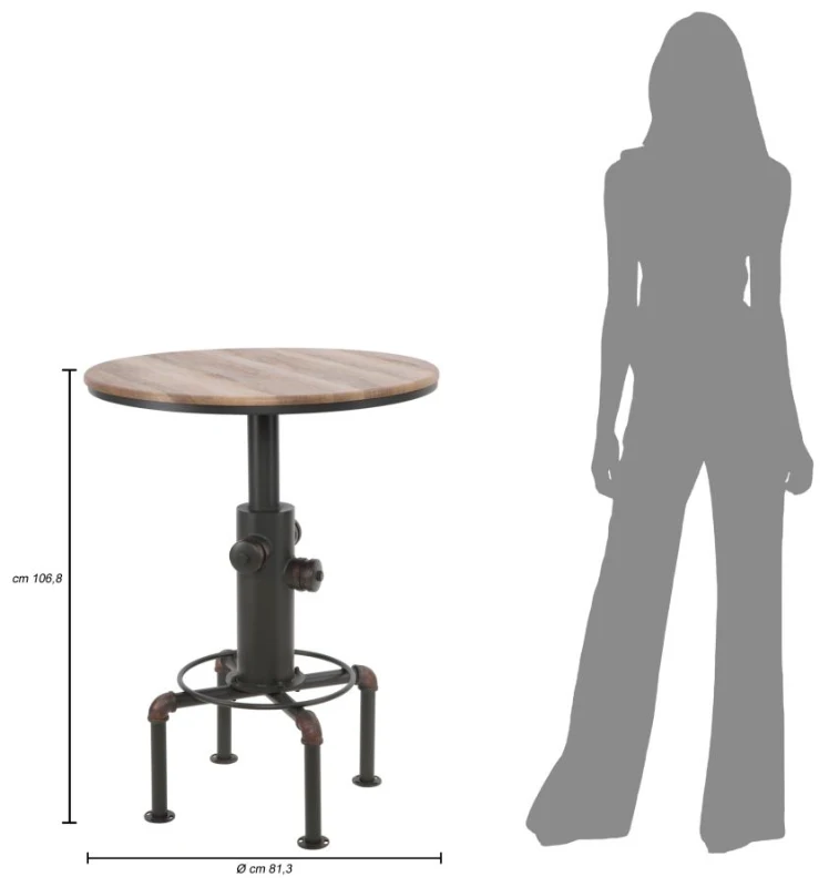 Tavolo Bar Fifth Avenue Ø Cm 81.3X106.8