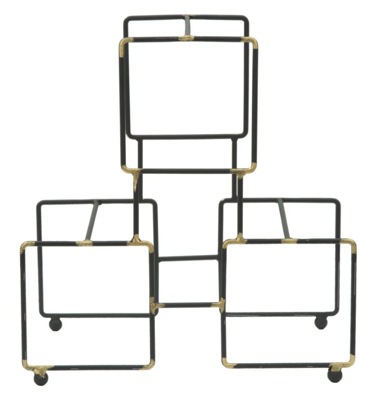 Porta Bottiglie 3 Posti Bright Cm 25X15X27 