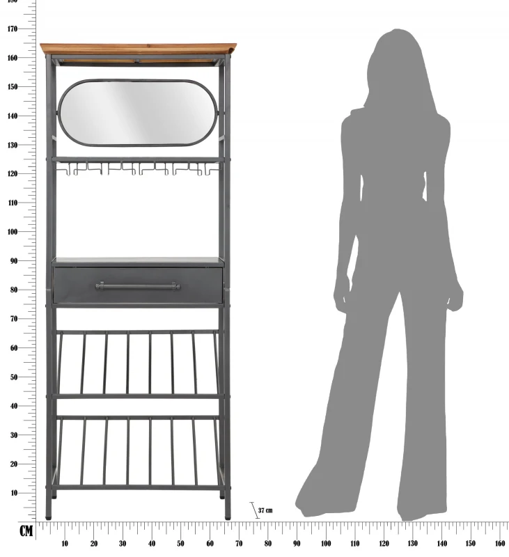 Mobile Bottiglie Industry Cm 68X37X165