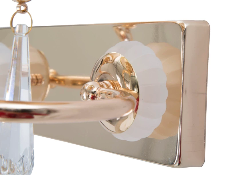 Lampada Da Muro Glam Ring Doppia Cm 32X18X27