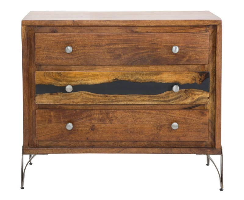 Como' Mustang Cm 88X45X75 (Legno Di Acacia Nilotica)