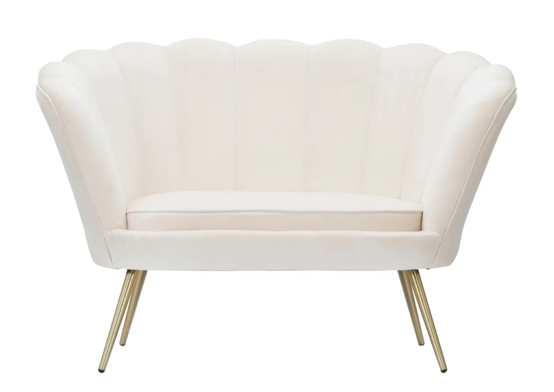 Divanetto Vienna Crema Cm 130X74X84