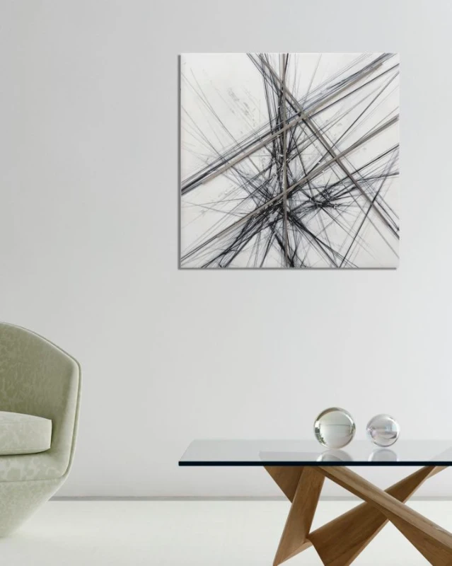 Dipinto Su Tela Stiky -A- Cm 80X2,8X80