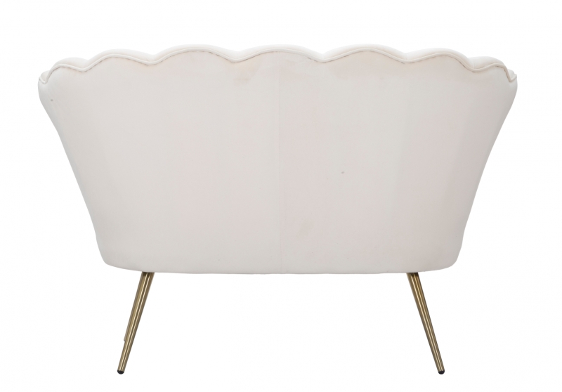 Divanetto Vienna Crema Cm 130X74X84