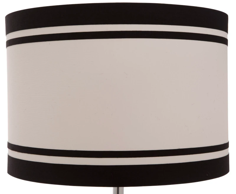 Paralume Da Tavolo Elegant-Two Nero Cm Ø 36X60