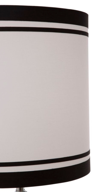 Paralume Da Tavolo Elegant-Three Nero Cm Ø 32X75