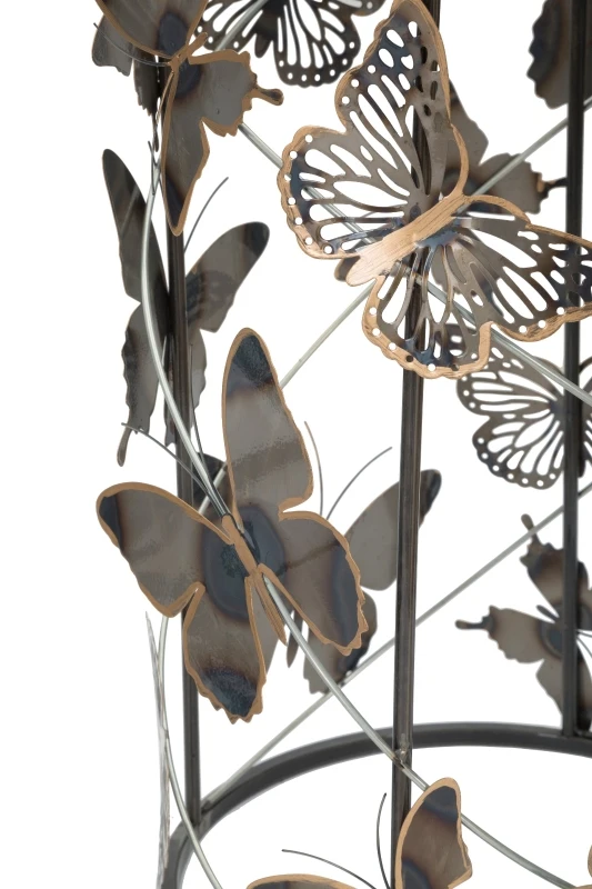 Tavolinetti Farfalle Coppia Cm 41,3X55-35X50,3