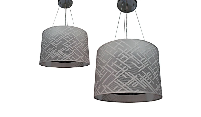 Paralumi Da Soffitto Uranus Coppia Cm Ø 40X28-36X25