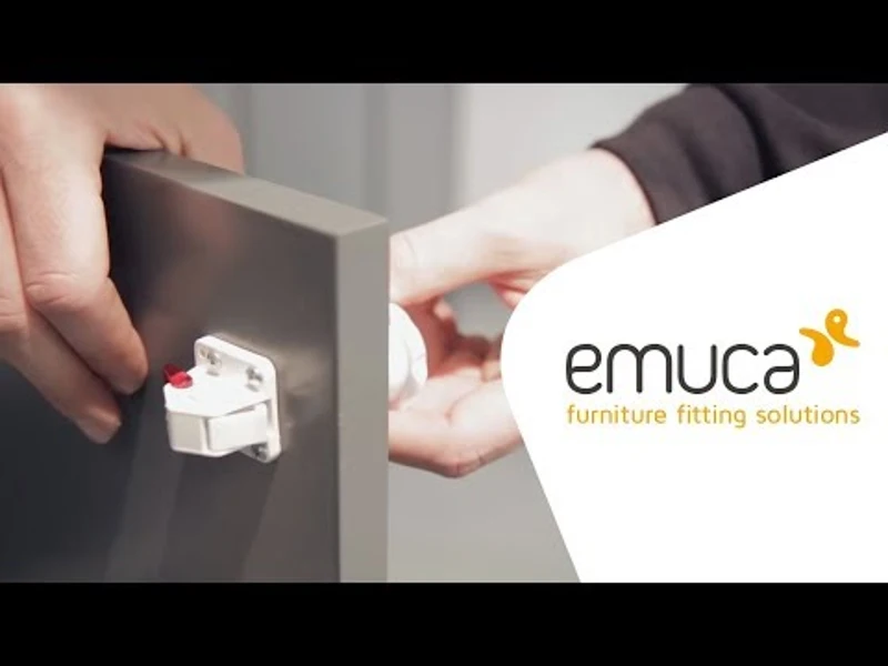 Emuca Chiusura magnetica di sicurezza per ante e cassetti Revalock