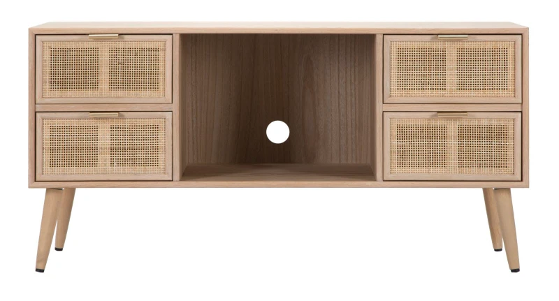Porta Tv Paglia Di Vienna Cm 120X42X60